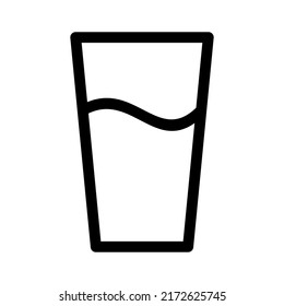 icono de vidrio o logotipo símbolo de signo aislado ilustración vectorial de alta calidad estilo negro iconos vectoriales
