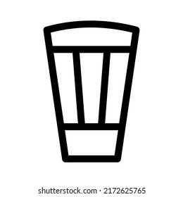 glass icon or logo isolated sign symbol vector illustration - high quality black style vector icons
