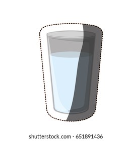 Glass icon. Machine tool instrument farm and agriculture theme. Isolated design. Vector illustration