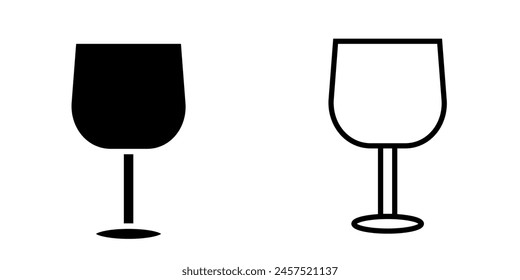 Icono de cristal sobre fondo blanco