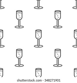 glass icon on white background for web