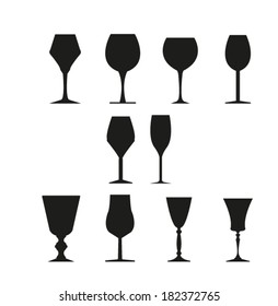 Glass icon set