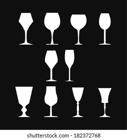 Glass icon set