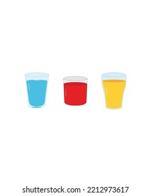 Glass icon set isolated on a white background.  vector illustration. glass set vector. Perfect for coloring book, textiles, icon, web, painting, books, t-shirt print.