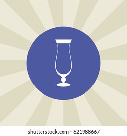 glass icon. sign design. background