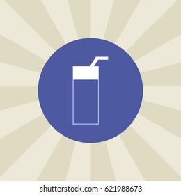 glass icon. sign design. background