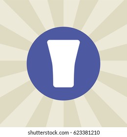 glass icon. sign design. background