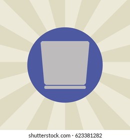 glass icon. sign design. background