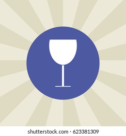 glass icon. sign design. background