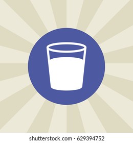 glass icon. sign design. background