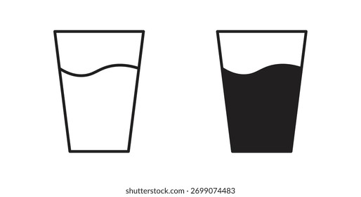 Glass icon simple flat trend modern graphic design abstract logotype