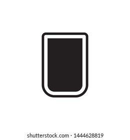 glass icon. Simple glyph, flat vector of Glass drink icons for UI and UX, website or mobile application