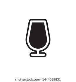 glass icon. Simple glyph, flat vector of Glass drink icons for UI and UX, website or mobile application