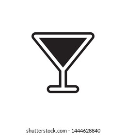 glass icon. Simple glyph, flat vector of Glass drink icons for UI and UX, website or mobile application