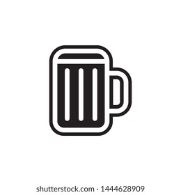 glass icon. Simple glyph, flat vector of Glass drink icons for UI and UX, website or mobile application
