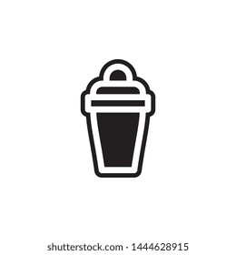 glass icon. Simple glyph, flat vector of Glass drink icons for UI and UX, website or mobile application