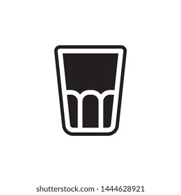 glass icon. Simple glyph, flat vector of Glass drink icons for UI and UX, website or mobile application