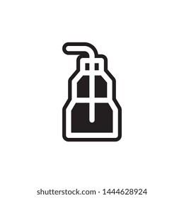 glass icon. Simple glyph, flat vector of Glass drink icons for UI and UX, website or mobile application