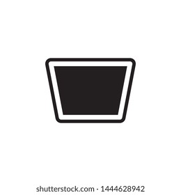 glass icon. Simple glyph, flat vector of Glass drink icons for UI and UX, website or mobile application