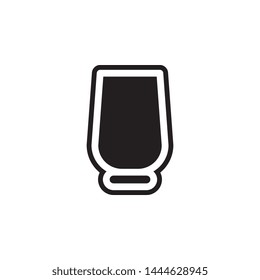 glass icon. Simple glyph, flat vector of Glass drink icons for UI and UX, website or mobile application