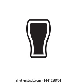 glass icon. Simple glyph, flat vector of Glass drink icons for UI and UX, website or mobile application