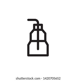 glass icon. Simple thin line, outline vector of Glass drink icons for UI and UX, website or mobile application
