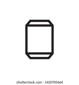 glass icon. Simple thin line, outline vector of Glass drink icons for UI and UX, website or mobile application