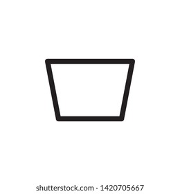 glass icon. Simple thin line, outline vector of Glass drink icons for UI and UX, website or mobile application