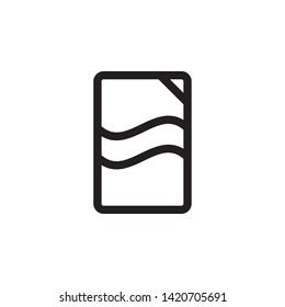 glass icon. Simple thin line, outline vector of Glass drink icons for UI and UX, website or mobile application