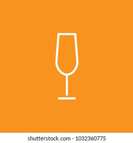 glass icon, stock vector, eps10.