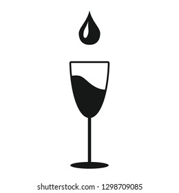 glass icon symbol