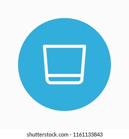 glass icon vector