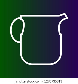 glass icon vector