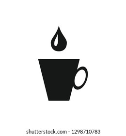 glass icon vector