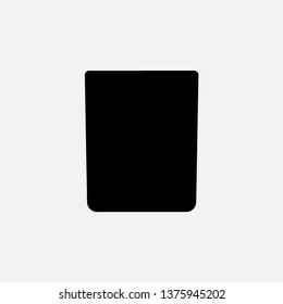 glass icon vector