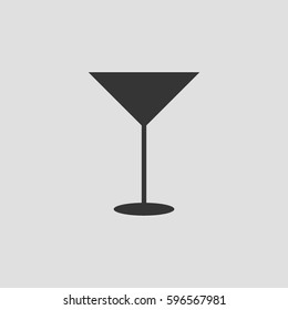 glass icon vector