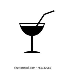 glass icon vector