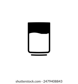 Icono de vidrio Diseño de Vector Plantilla estilo elegante