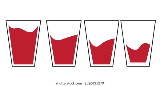 glass icon vector eps 10