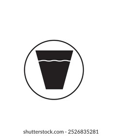 glass icon vector eps 10