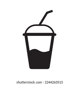 glass icon vector illustration logo design