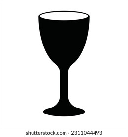 glass icon vector illustrtion  logo design
