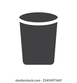 Glass icon Vector logo outline