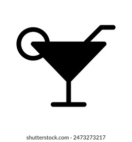 Glass Icon Vector Symbol Design Illustration