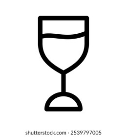 Glass Icon Vector Symbol Design Illustration