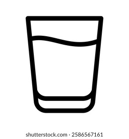 Glass Icon Vector Symbol Design Illustration