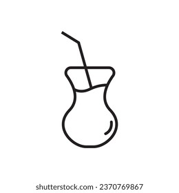 glass icon vector template illustration logo design