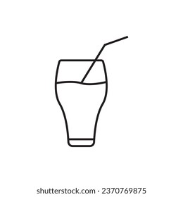 glass icon vector template illustration logo design