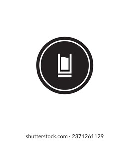 glass icon vector template illustration logo design