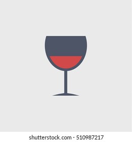 glass icon,flat design